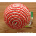 Pet Toys, White Sisal Round Ball